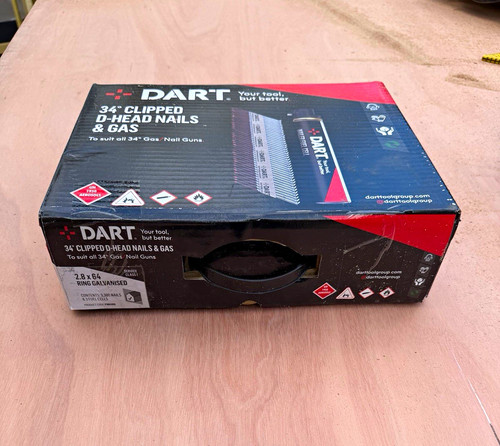 Dart clipped head gas - 34°,