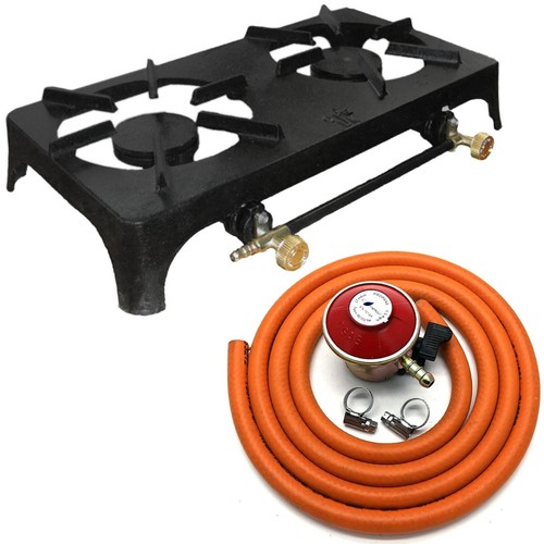 Cast iron two burner - cast,