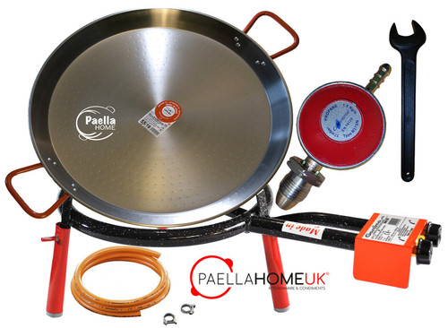 46cm polished paella pan - 46cm,
