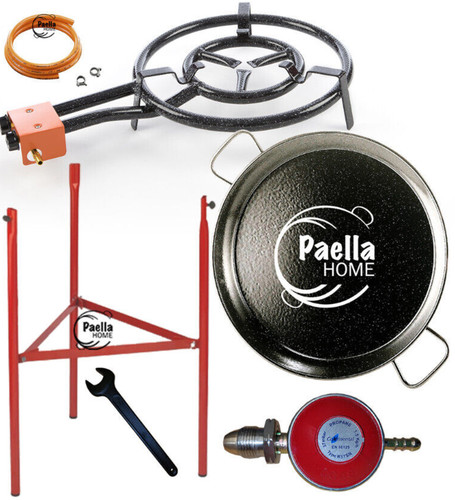 50cm enamelled paella pan - pan, +