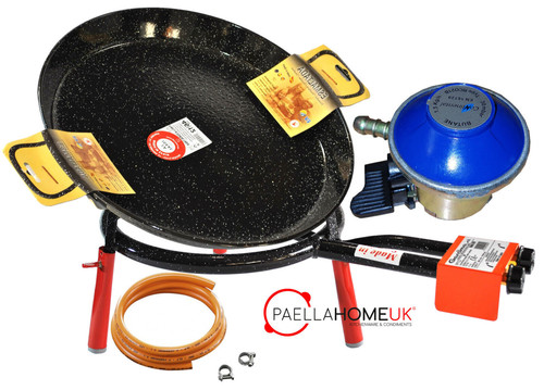 46cm enamelled paella pan - 46cm,