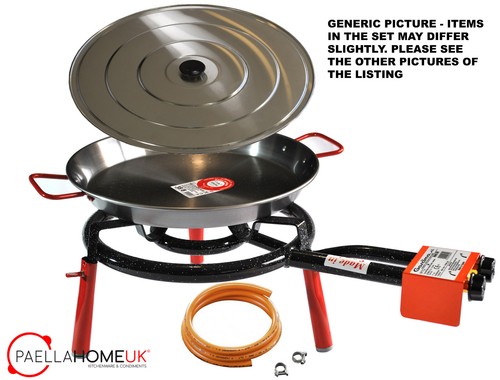 46cm polished paella pan - 46cm,